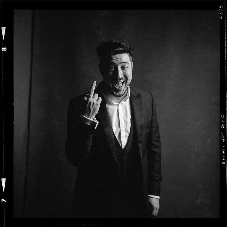 Marcus Mumford studio portrait shot in New York City