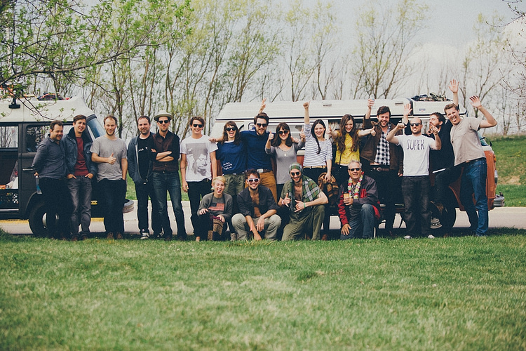 Austin to Boston tour bands and film crew