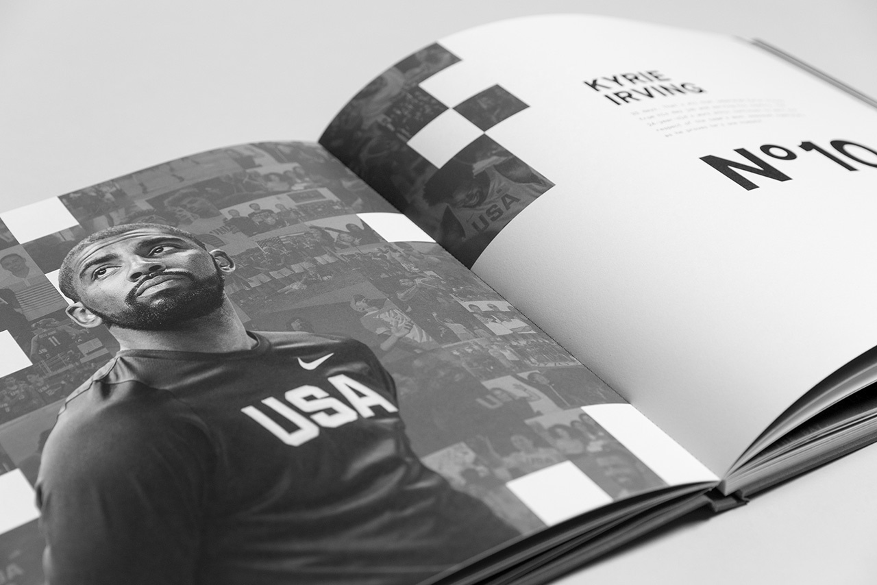Nike USA Basketball book featuring Kyrie Irving