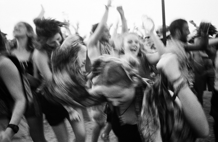 A crowd rises to euphoria during a big moment at Bonnaroo Music Festival