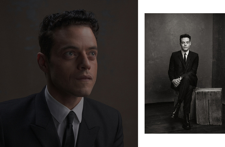 Rami Malek studio portraits shot by Ty Johnson