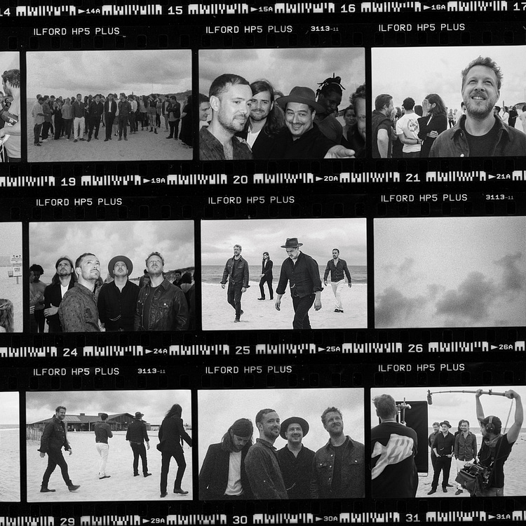 Behind the scenes at Mumford & Sons Delta album cover shoot